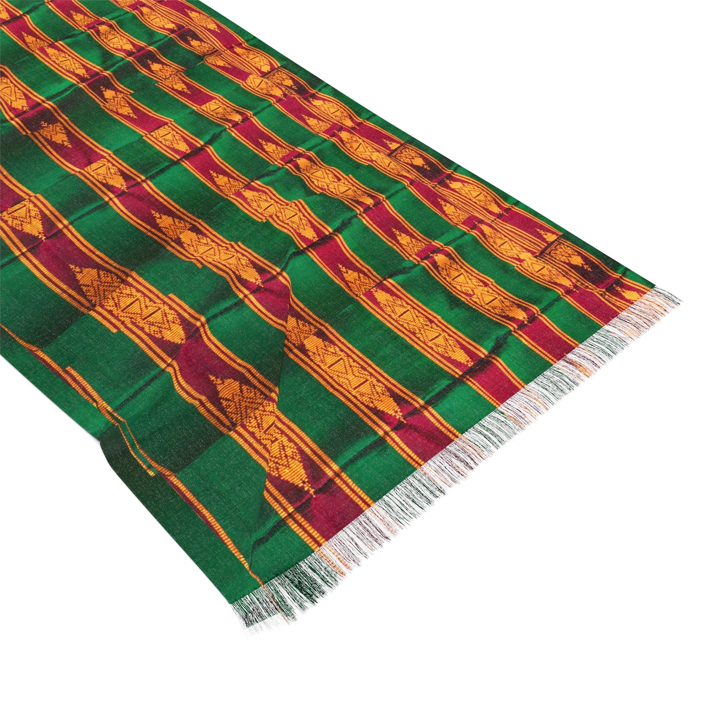 Philippines Filipino Batik Inspired Light Scarf | Midnanao batik Crisply PRINTED light scarf