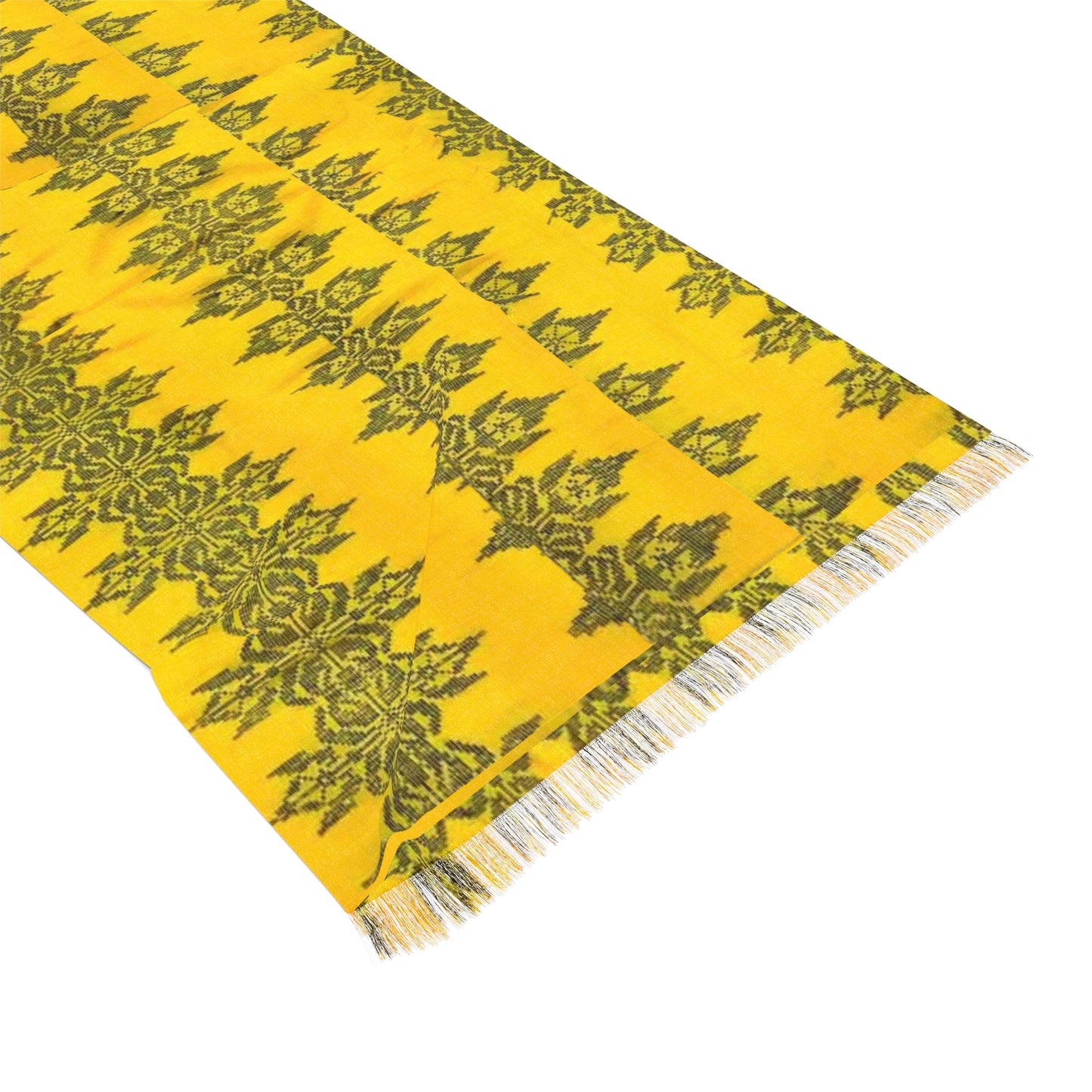 Philippines Filipino Batik inspired Light Scarf | Mindanao batik inspired Crisply PRINTED One sided scarf