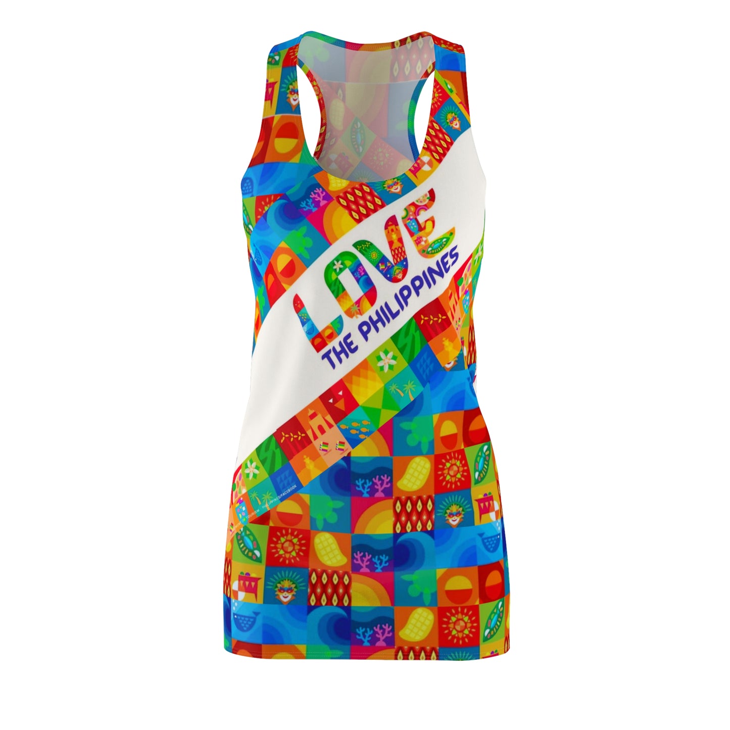 Philippines Filipino Love Philippines Racerback Dress | Multi Cultural dress | Philippine events Day Attire