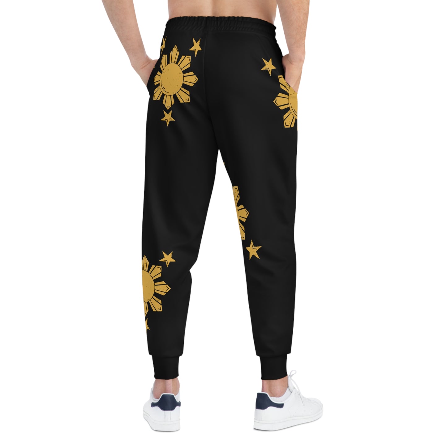 Philippines Filipino Sun & Star Athletic Joggers | Multi Cultural Filipino Clothing | Philippine Independence Day Attire.