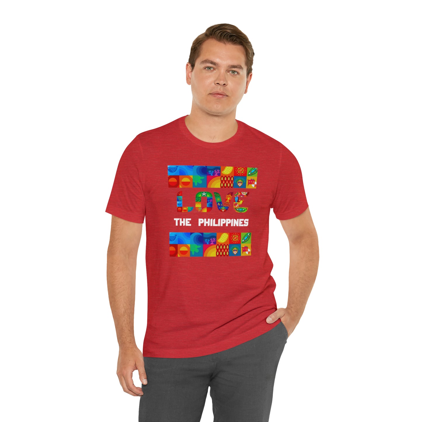 Love the Philippines Shirt , Filipino Shirt, Pinoy Shirt, Philippine Apparel