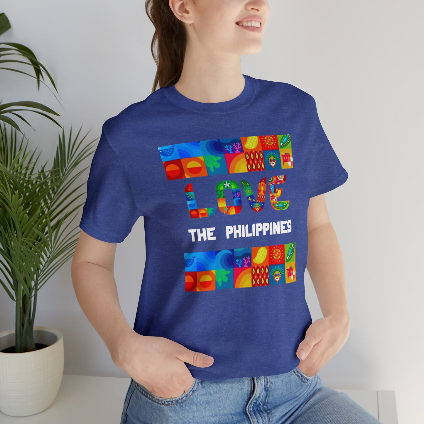 Love the Philippines Shirt , Filipino Shirt, Pinoy Shirt, Philippine Apparel