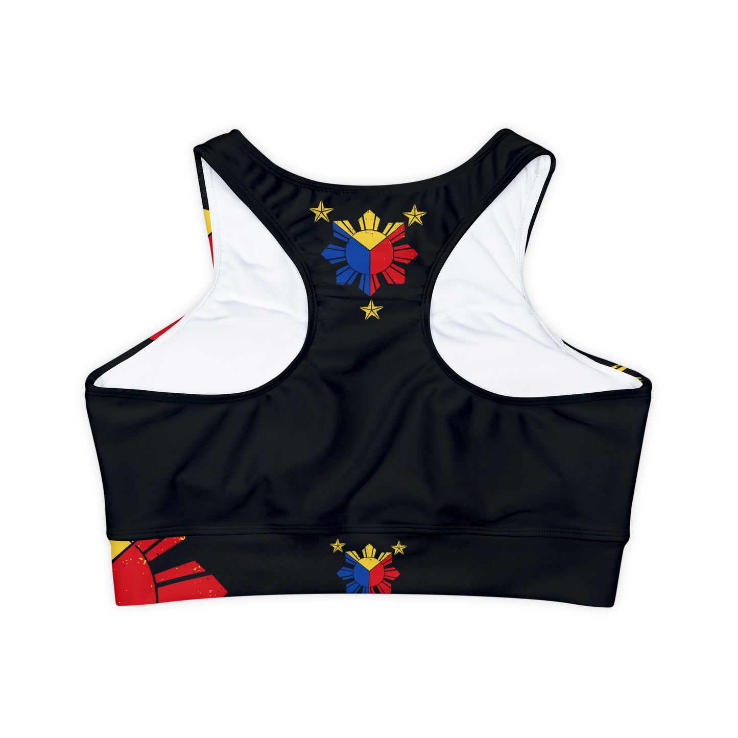 Fully Lined, Padded Sports Bra (AOP)