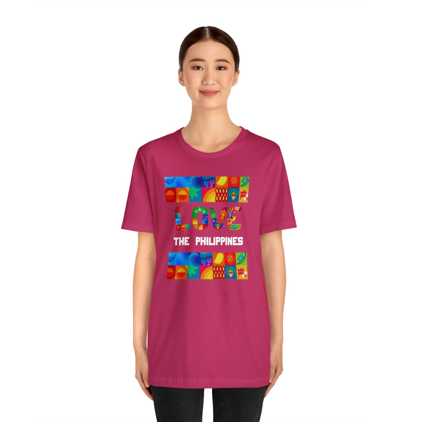 Love the Philippines Shirt , Filipino Shirt, Pinoy Shirt, Philippine Apparel