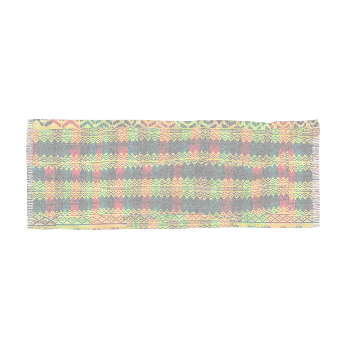 Philippines Filipino Batik inspired Light Scarf | Mindanao batik inspired Crisply PRINTED One sided scarf