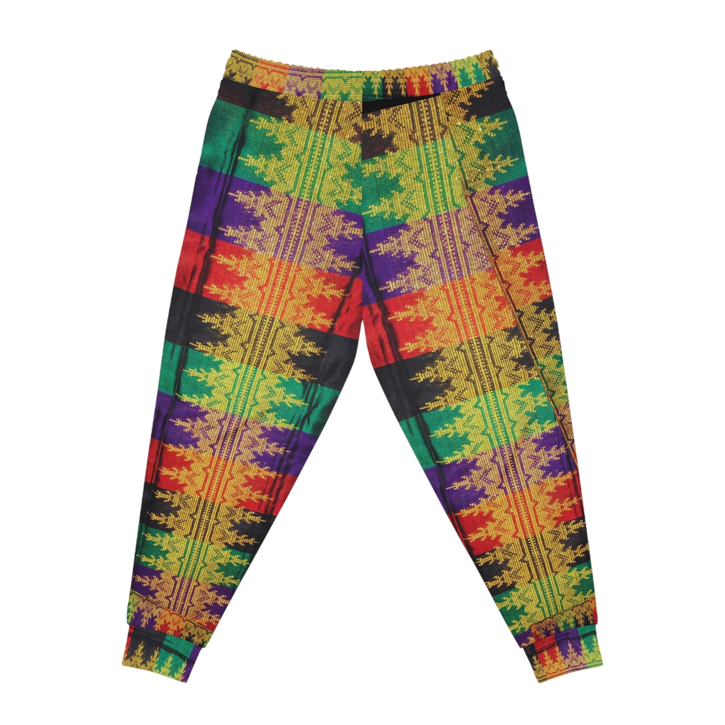 Philippine Batik Inspired crisply PRINTED Athletic Joggers | Multi Cultural Filipino Clothing | Philippine Independence Day Attire.