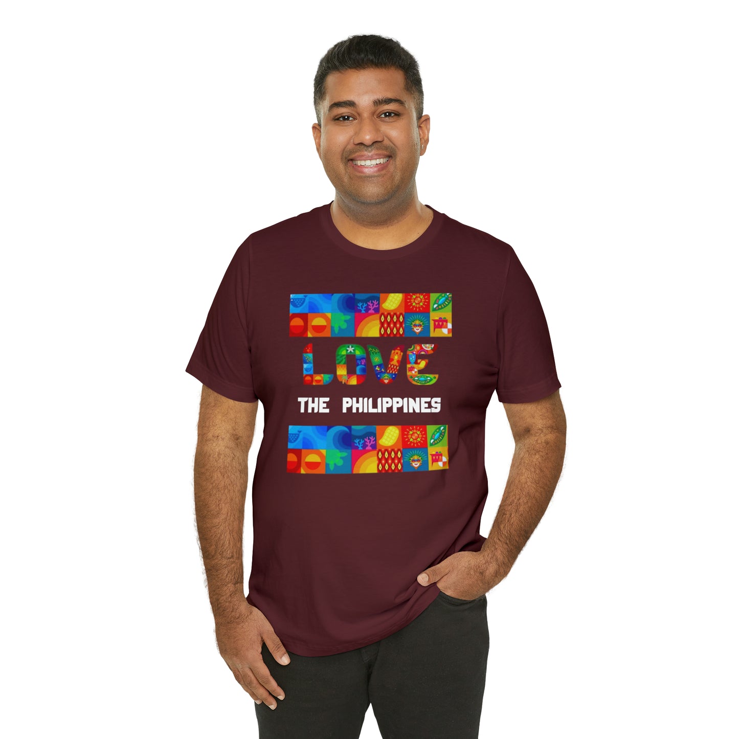 Love the Philippines Shirt , Filipino Shirt, Pinoy Shirt, Philippine Apparel