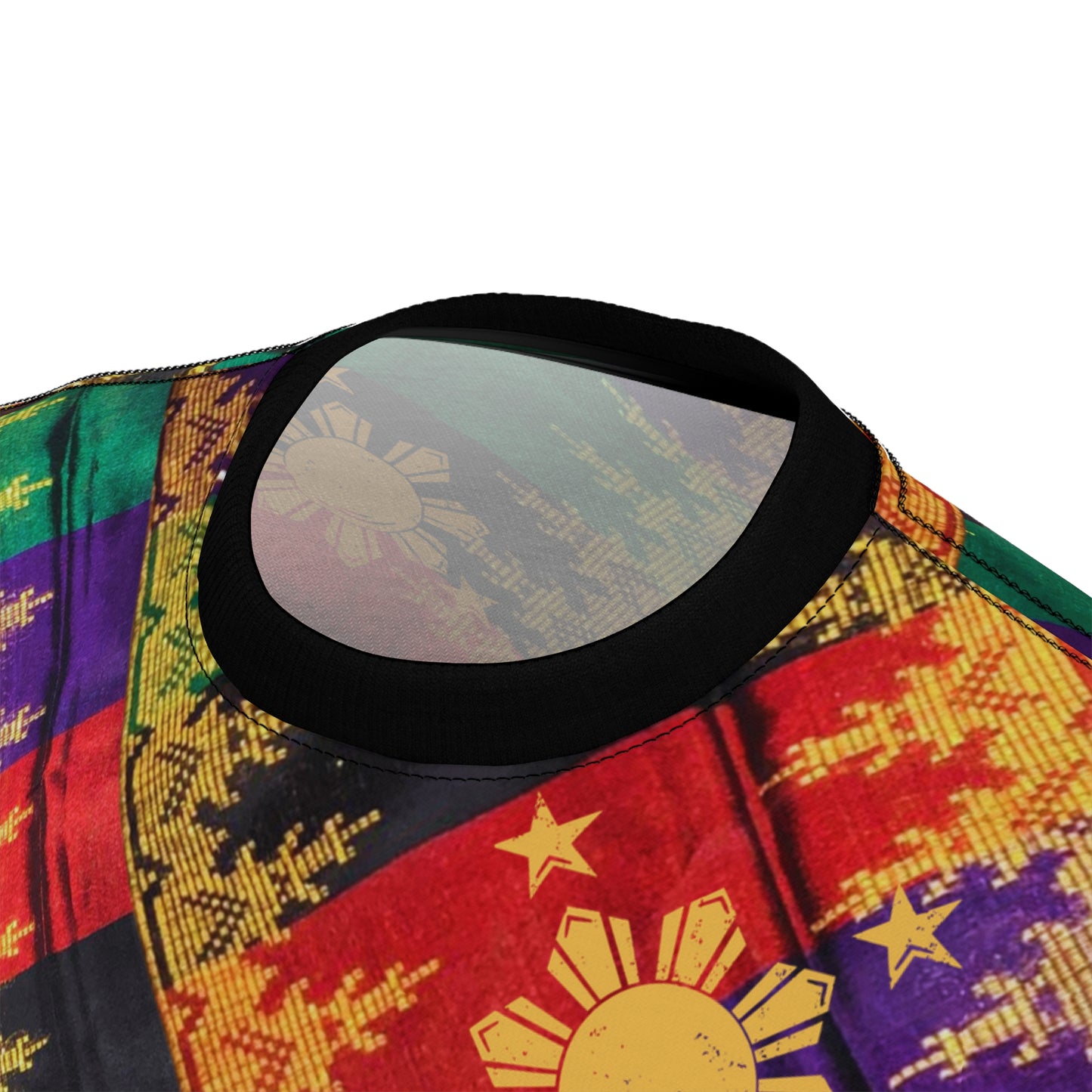 Philippine Batik Multi Colored Unisex Cut & Sew Tee