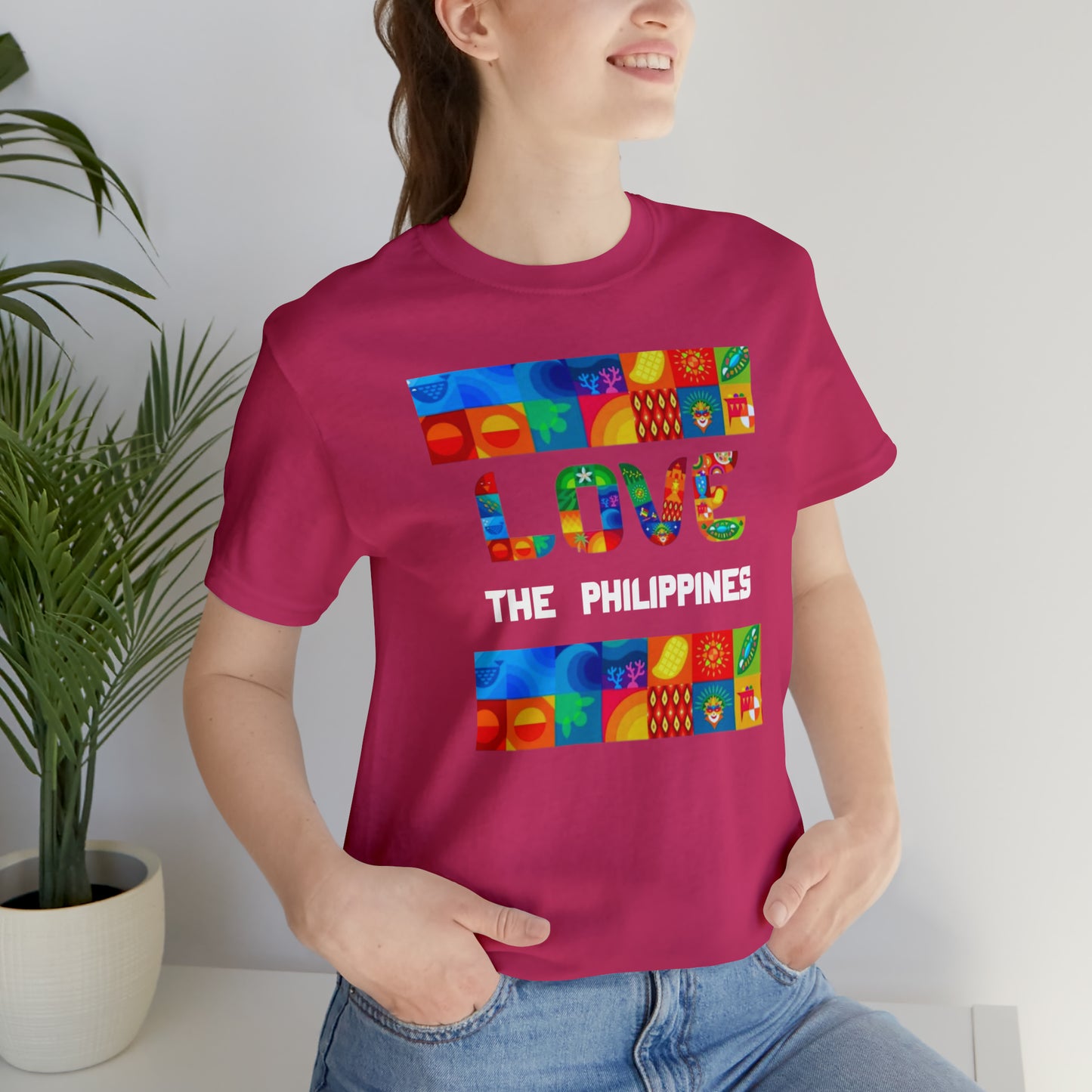Love the Philippines Shirt , Filipino Shirt, Pinoy Shirt, Philippine Apparel