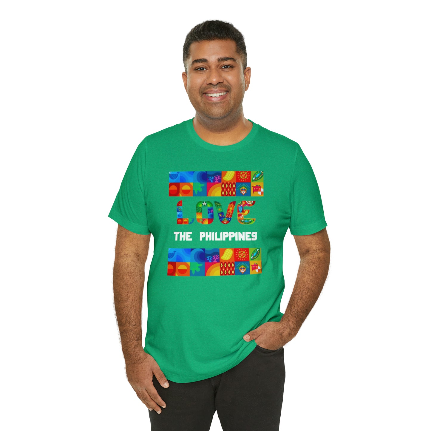 Love the Philippines Shirt , Filipino Shirt, Pinoy Shirt, Philippine Apparel