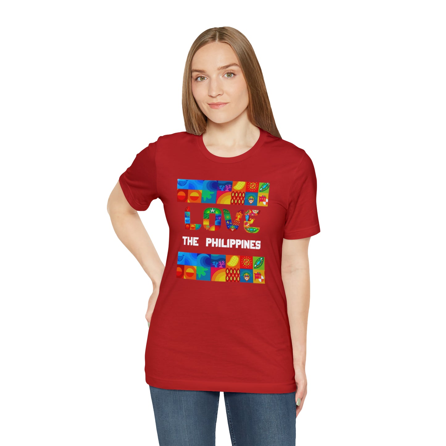 Love the Philippines Shirt , Filipino Shirt, Pinoy Shirt, Philippine Apparel