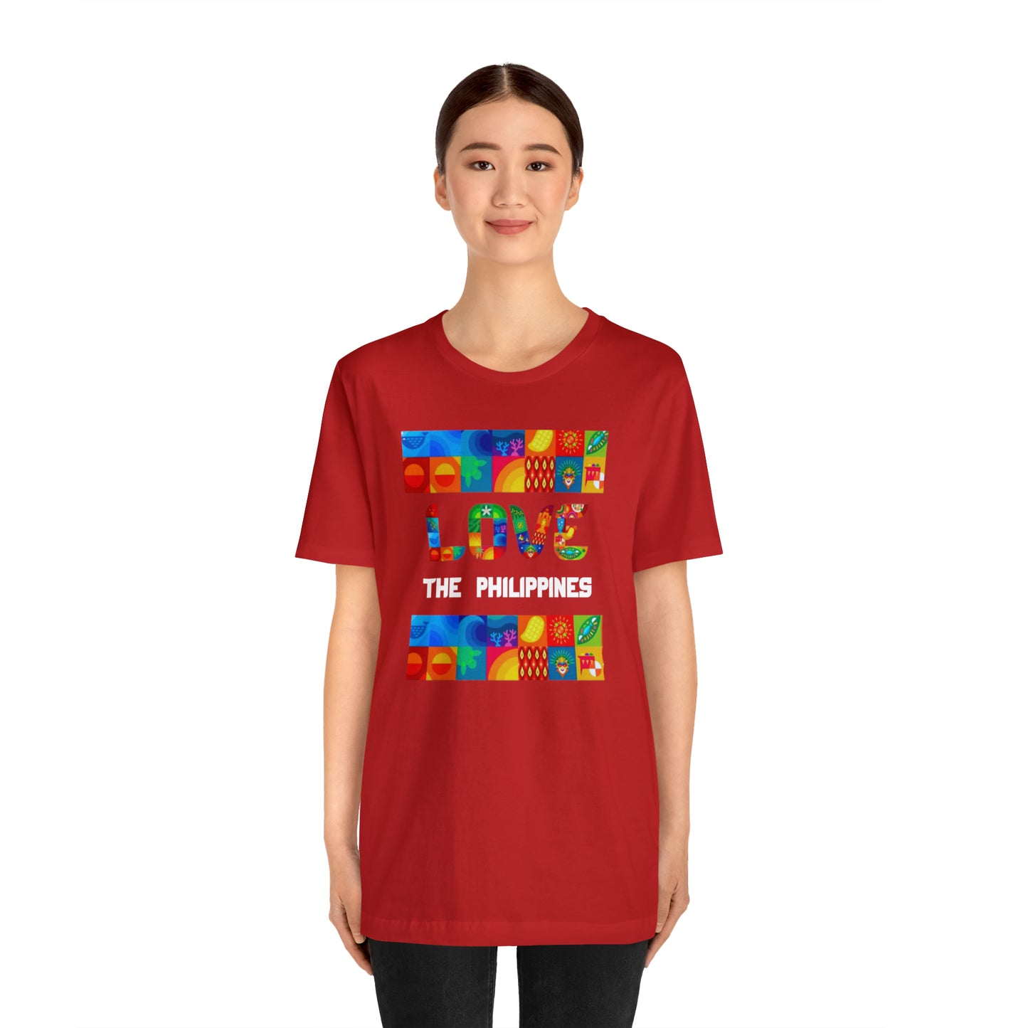 Love the Philippines Shirt , Filipino Shirt, Pinoy Shirt, Philippine Apparel