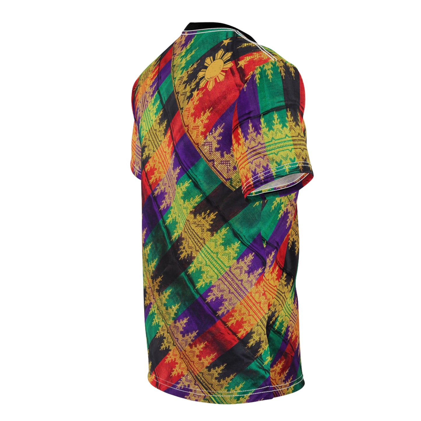 Philippine Batik Multi Colored Unisex Cut & Sew Tee