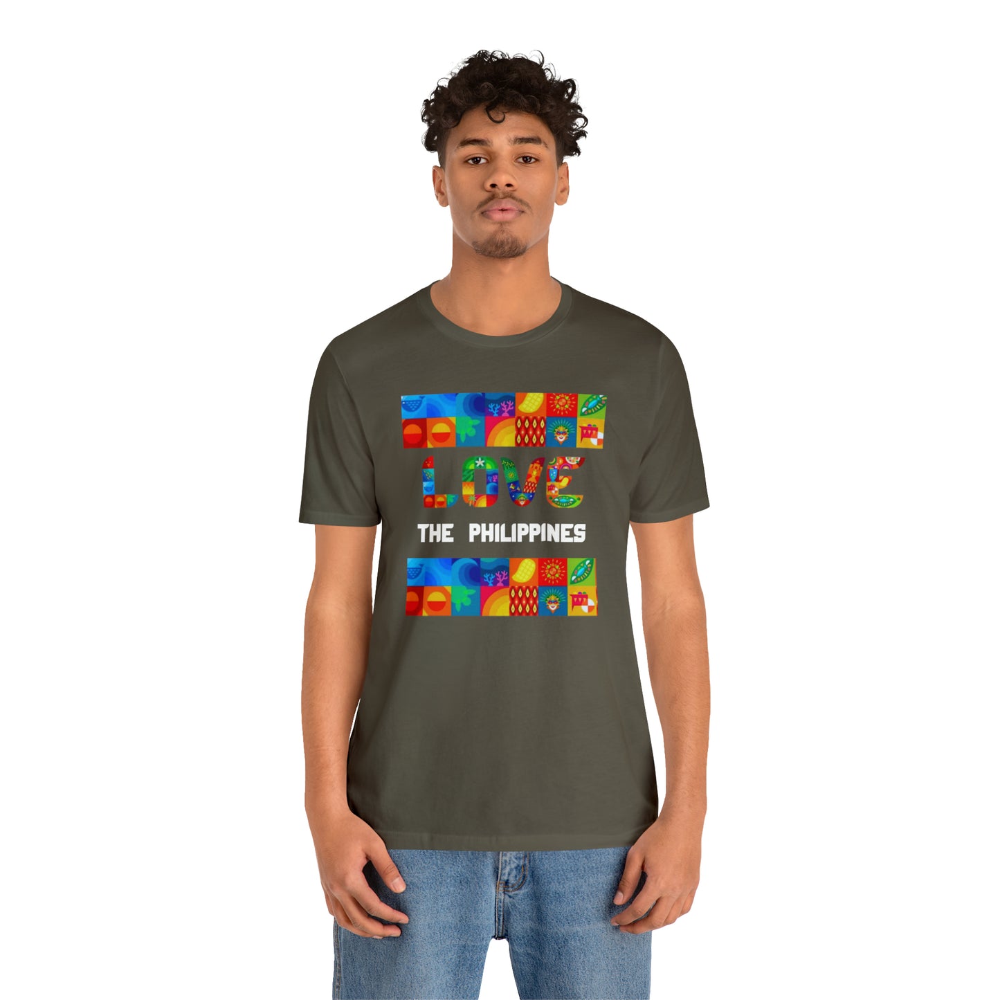 Love the Philippines Shirt , Filipino Shirt, Pinoy Shirt, Philippine Apparel