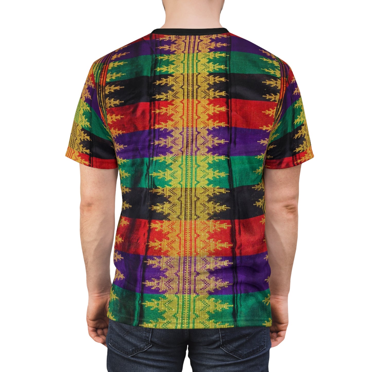 Philippines Filipino Crisply PRINTED Batik Inspired Unisex T Shirt | Mindanao Batik Mens / Womens Shirt ?