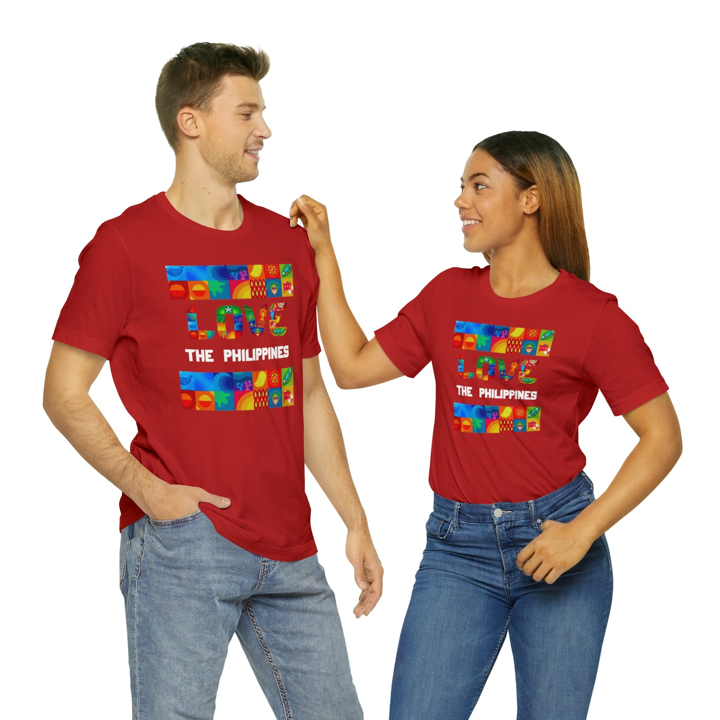 Love the Philippines Shirt , Filipino Shirt, Pinoy Shirt, Philippine Apparel