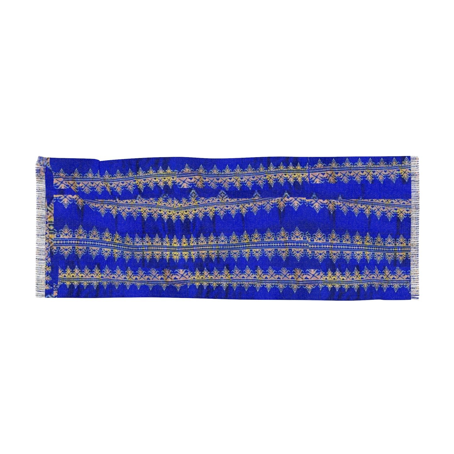 Philippines Filipino Batik inspired Light Scarf | Mindanao batik inspired Crisply PRINTED One sided scarf