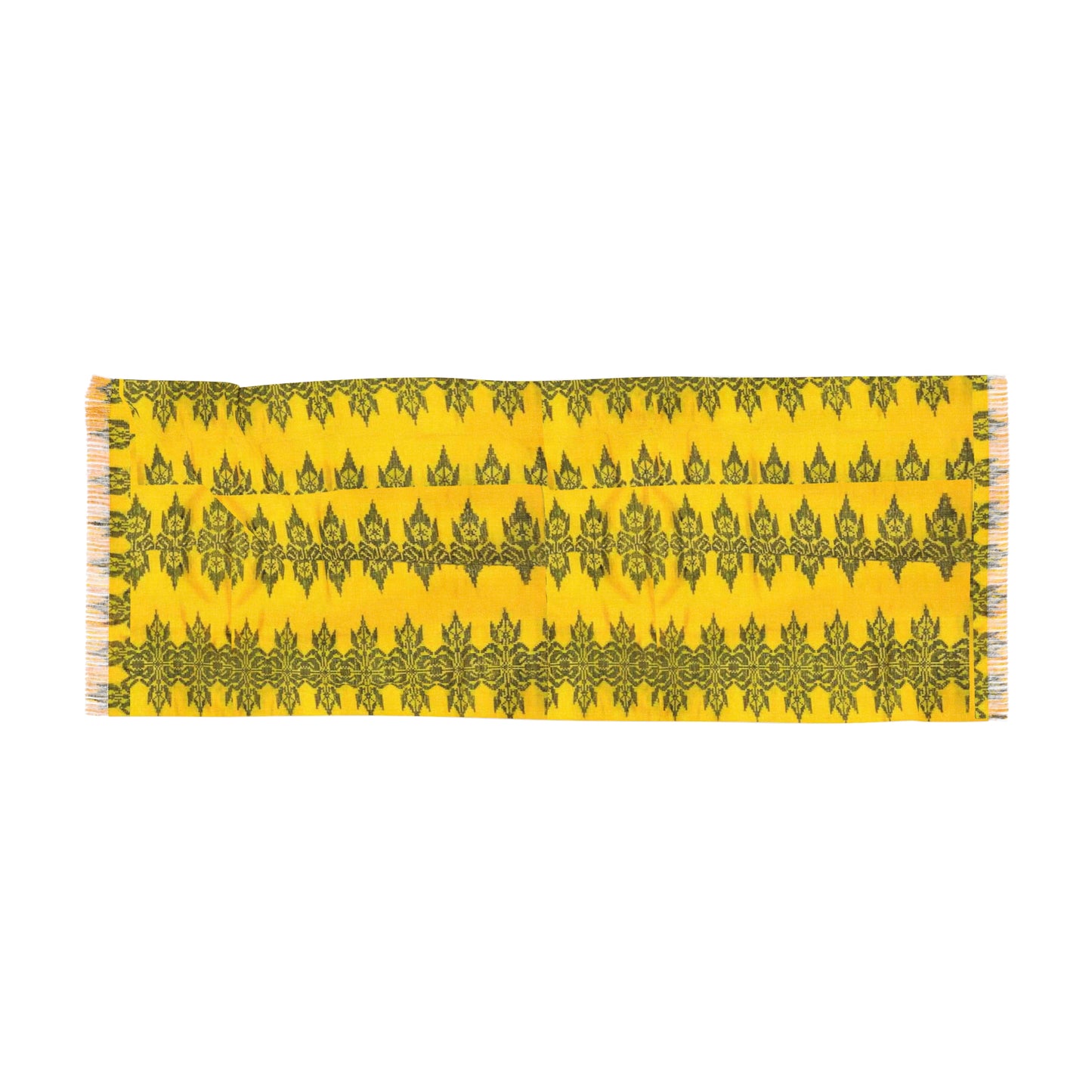 Philippines Filipino Batik inspired Light Scarf | Mindanao batik inspired Crisply PRINTED One sided scarf