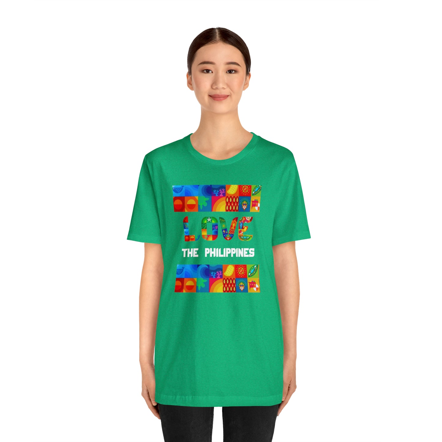 Love the Philippines Shirt , Filipino Shirt, Pinoy Shirt, Philippine Apparel