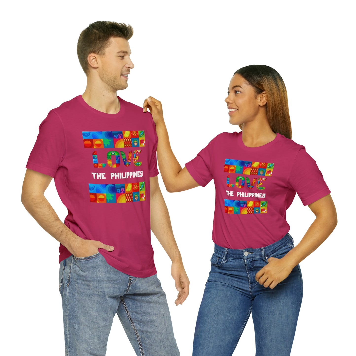 Love the Philippines Shirt , Filipino Shirt, Pinoy Shirt, Philippine Apparel