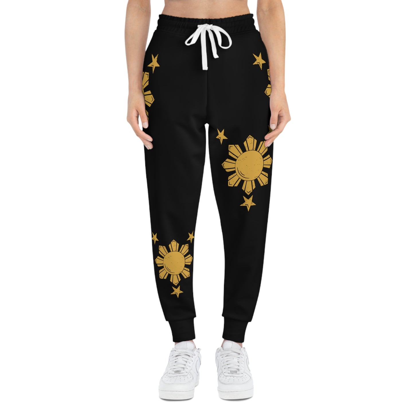 Philippines Filipino Sun & Star Athletic Joggers | Multi Cultural Filipino Clothing | Philippine Independence Day Attire.