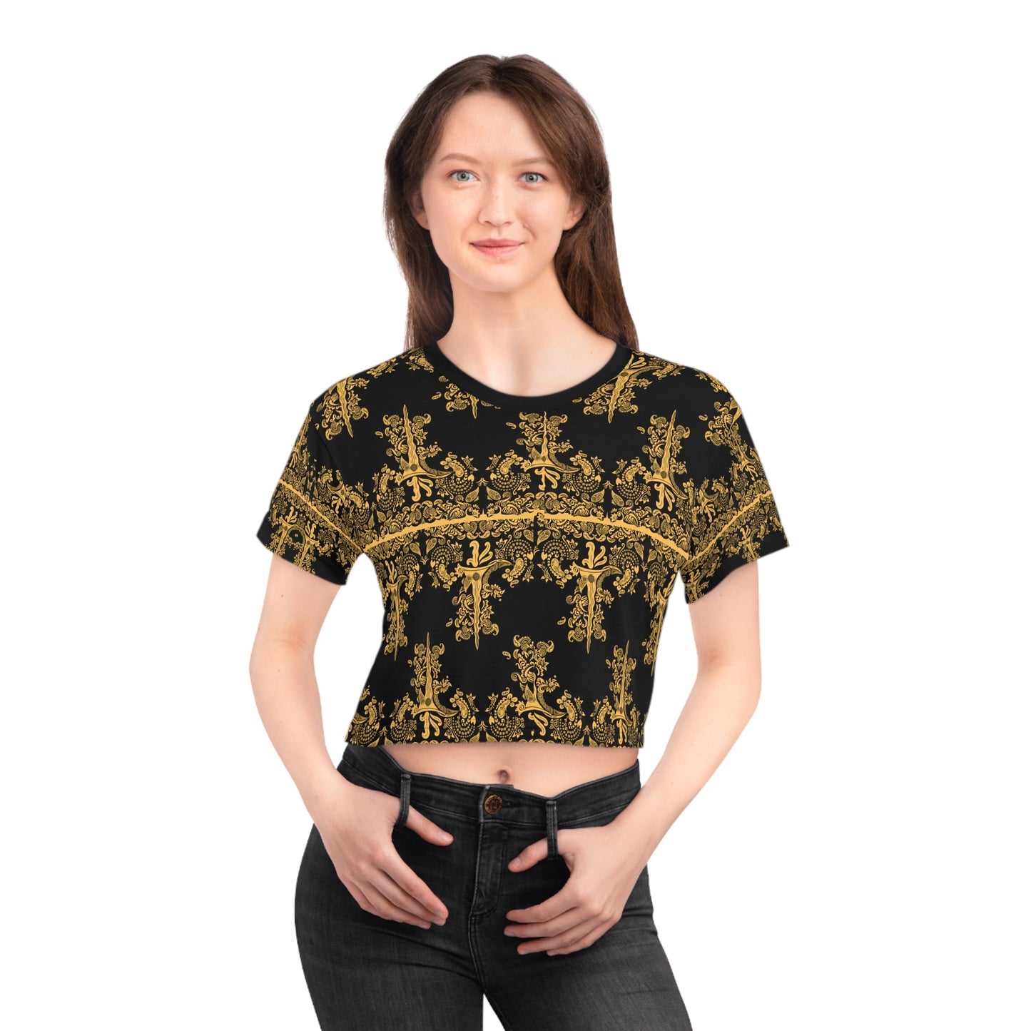 Philippines Filipino Midanao BAtik inspired top tee for ladies. crisply Printed Philippine Womens Shirt