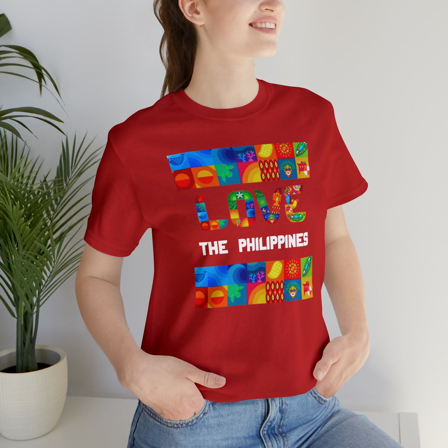 Love the Philippines Shirt , Filipino Shirt, Pinoy Shirt, Philippine Apparel