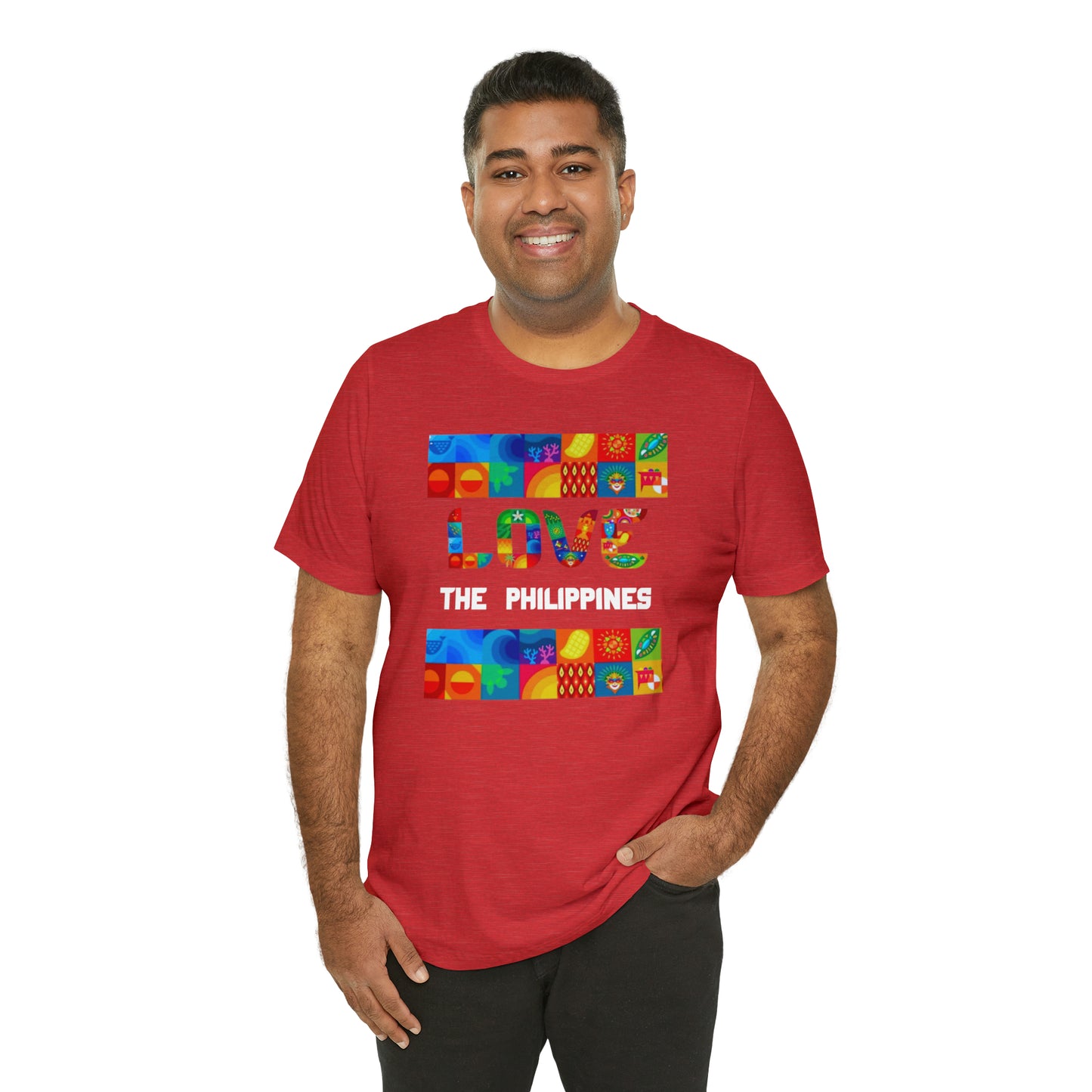 Love the Philippines Shirt , Filipino Shirt, Pinoy Shirt, Philippine Apparel
