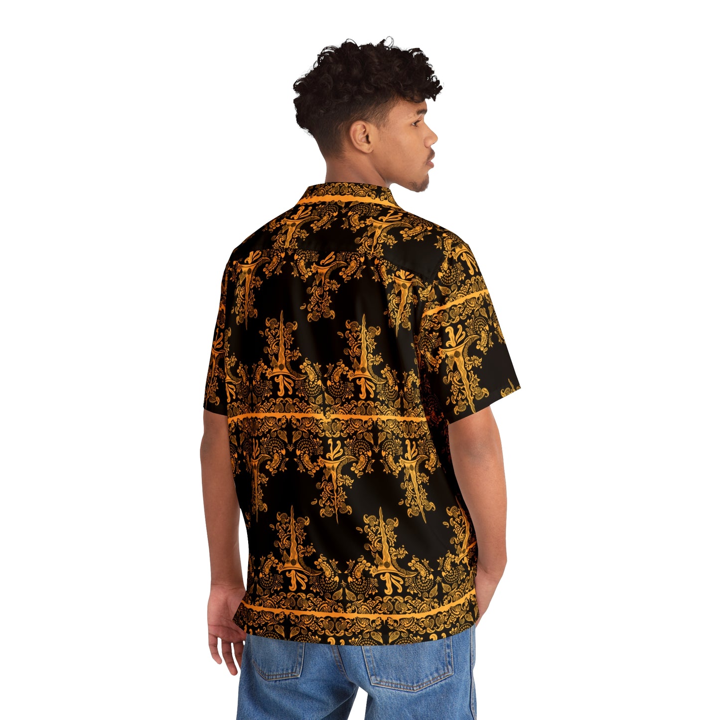 Philippines Batik inspired Hawaiian Polo Shirts | Fathers day present | Filipino Men Polo Shirts | Crisply printed