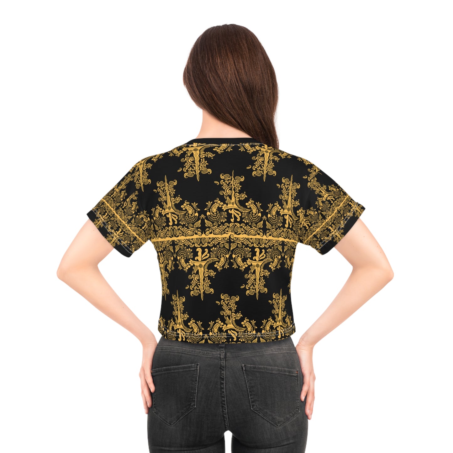 Philippines Filipino Midanao BAtik inspired top tee for ladies. crisply Printed Philippine Womens Shirt