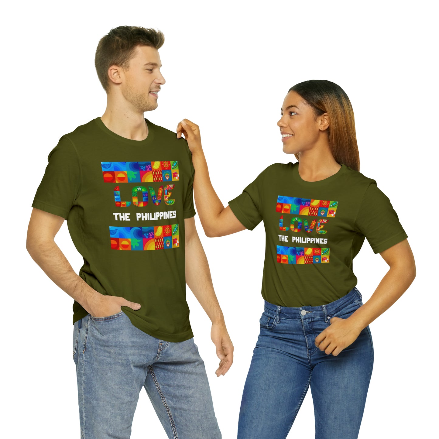 Love the Philippines Shirt , Filipino Shirt, Pinoy Shirt, Philippine Apparel