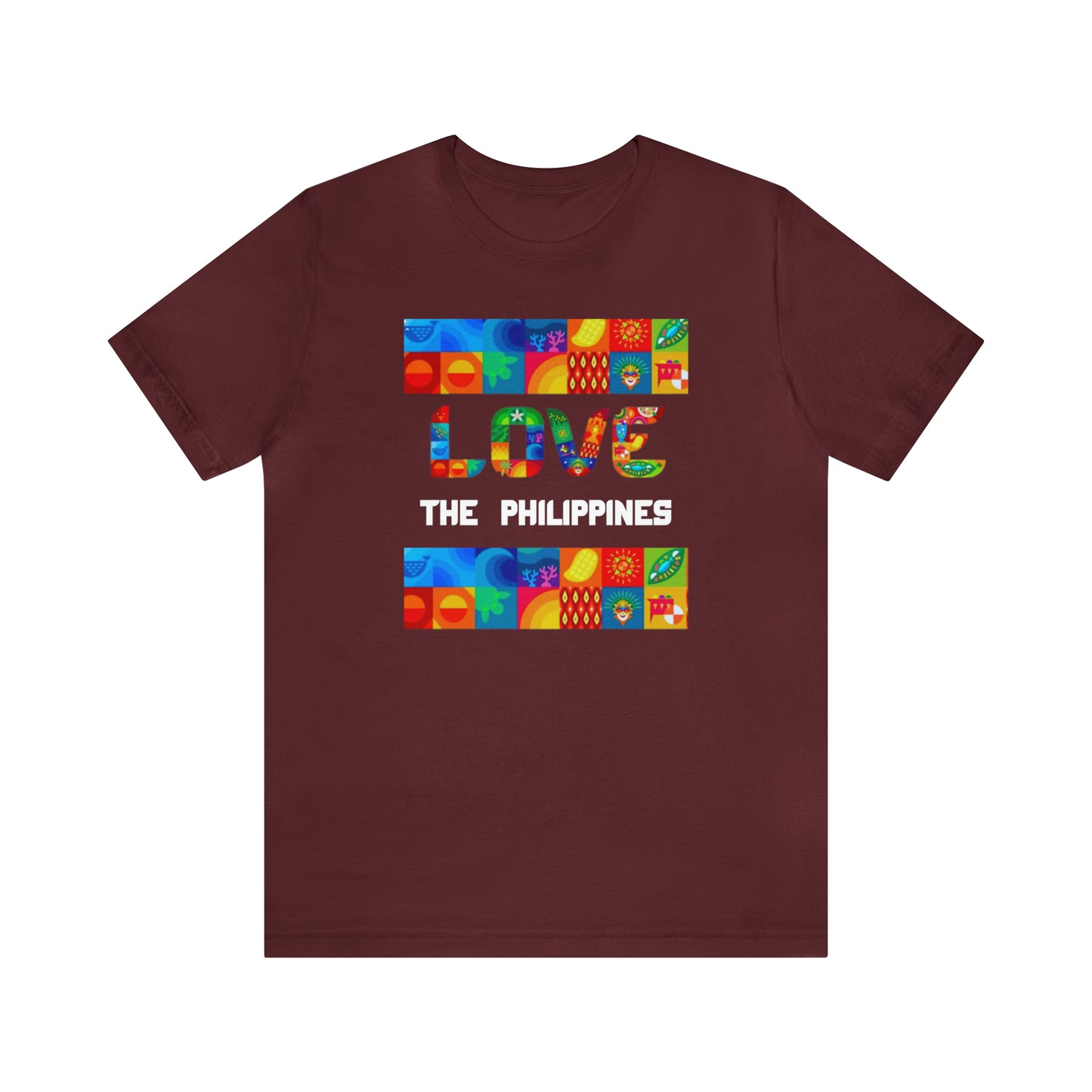 Love the Philippines Shirt , Filipino Shirt, Pinoy Shirt, Philippine Apparel