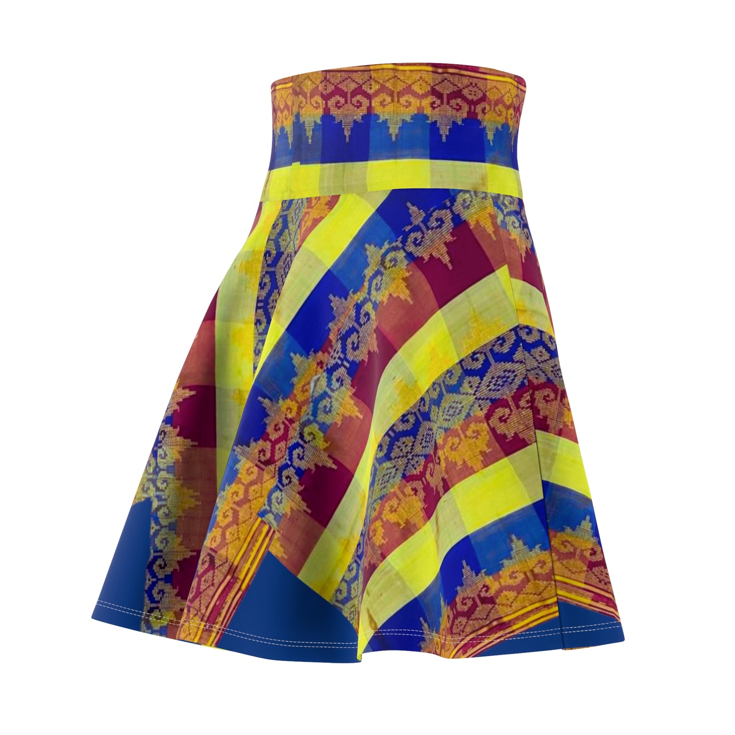 Philippines Crisply PRINTED Batik Inspired Skater Skirt | Muliti cultural Philippine Filipino Attire | Independence Day | Plaid