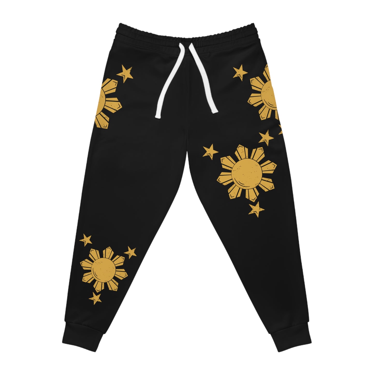 Philippines Filipino Sun & Star Athletic Joggers | Multi Cultural Filipino Clothing | Philippine Independence Day Attire.