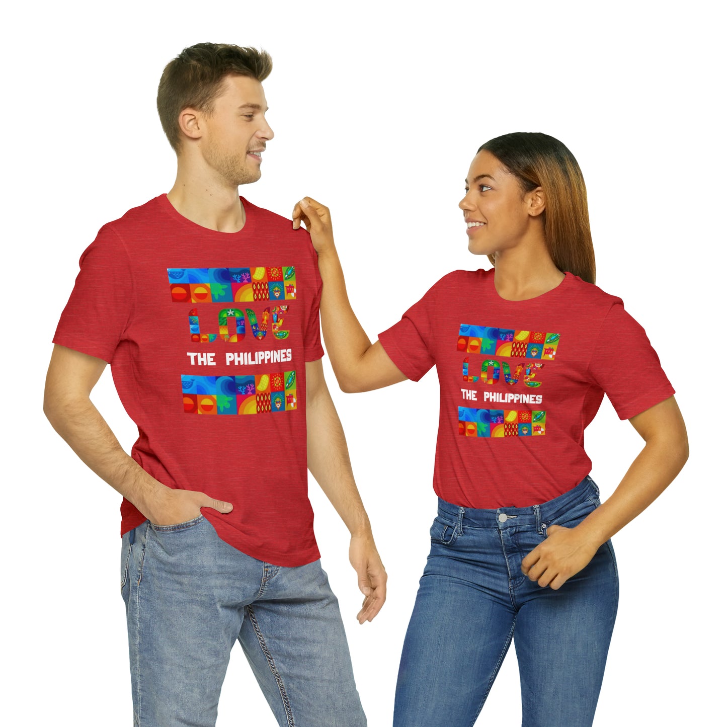 Love the Philippines Shirt , Filipino Shirt, Pinoy Shirt, Philippine Apparel