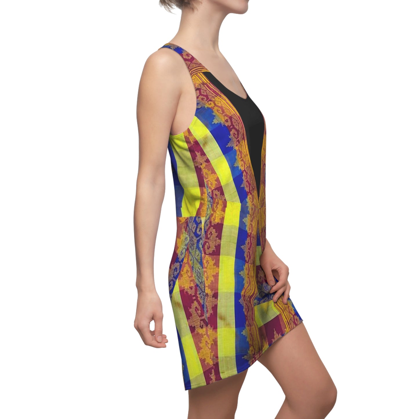 Philippines Batik Inspired Multi Colored Racerback Dress | Multi Cultural dress | Phil Independence day Celebration Attire