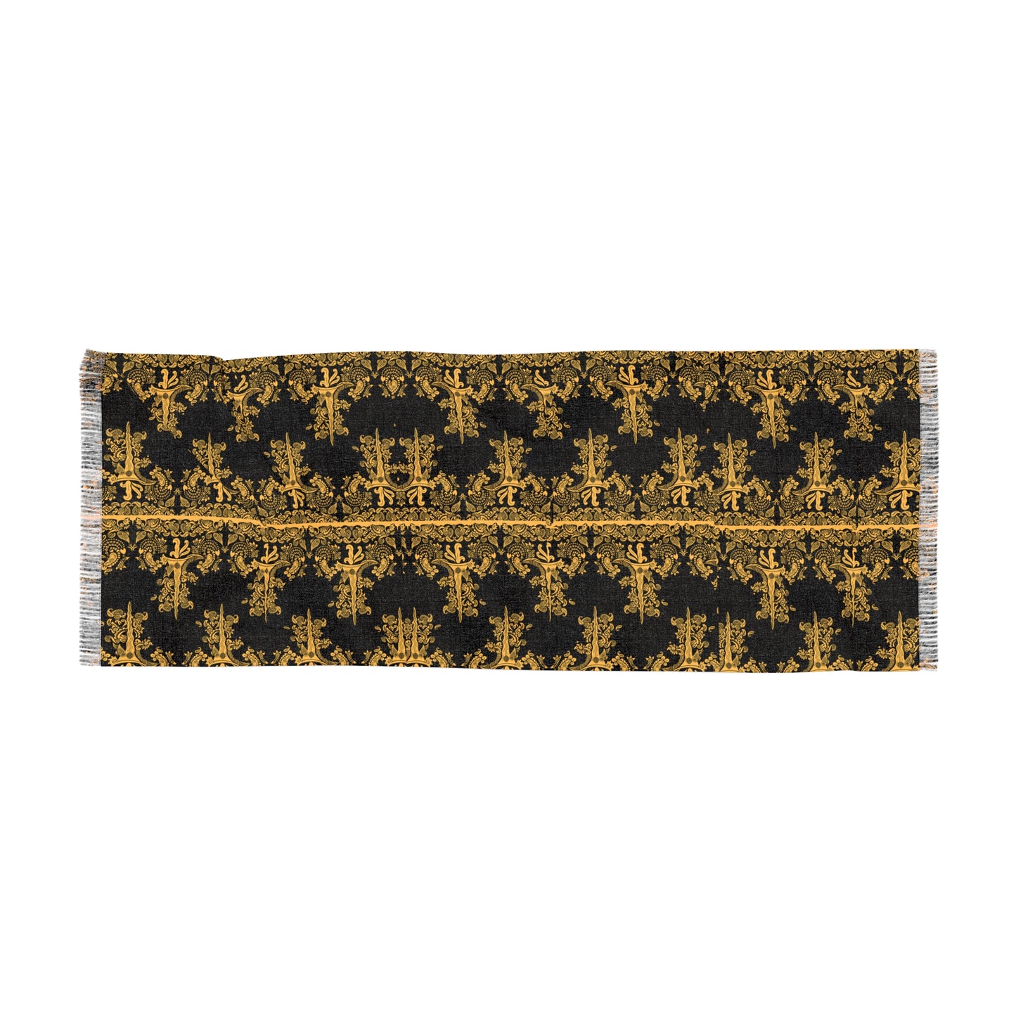 Philippines Filipino Batik inspired Light Scarf | Mindanao batik inspired Crisply PRINTED One sided scarf