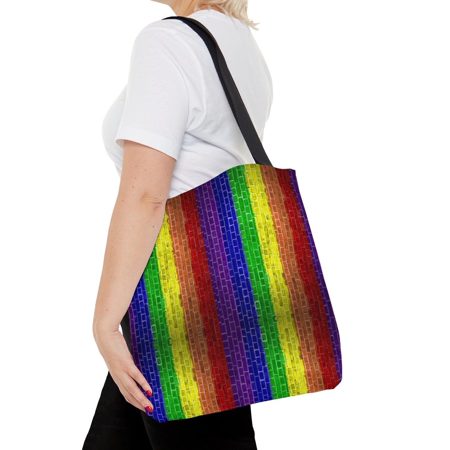 Pride LGBT Rainbow Tote Bag | Rainbow Flag LGBT Bag Crisply Printed