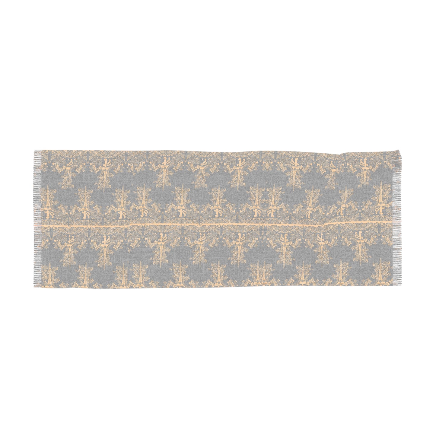 Philippines Filipino Batik inspired Light Scarf | Mindanao batik inspired Crisply PRINTED One sided scarf