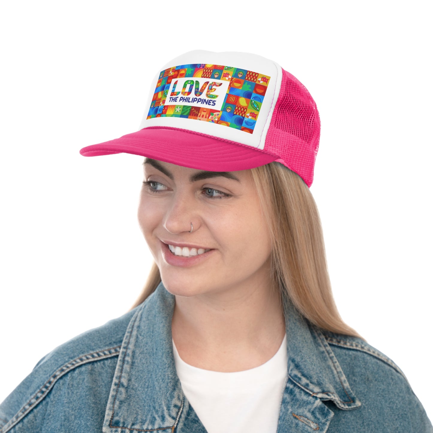 Philippines Filipino " Love The Philippines "Trucker Caps | Love the Philippines Hat
