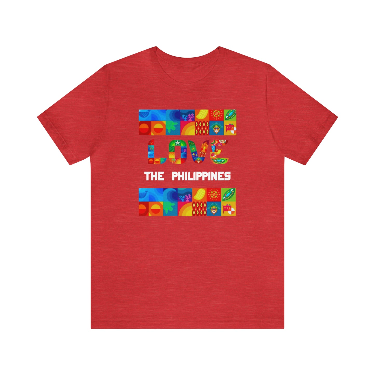Love the Philippines Shirt , Filipino Shirt, Pinoy Shirt, Philippine Apparel