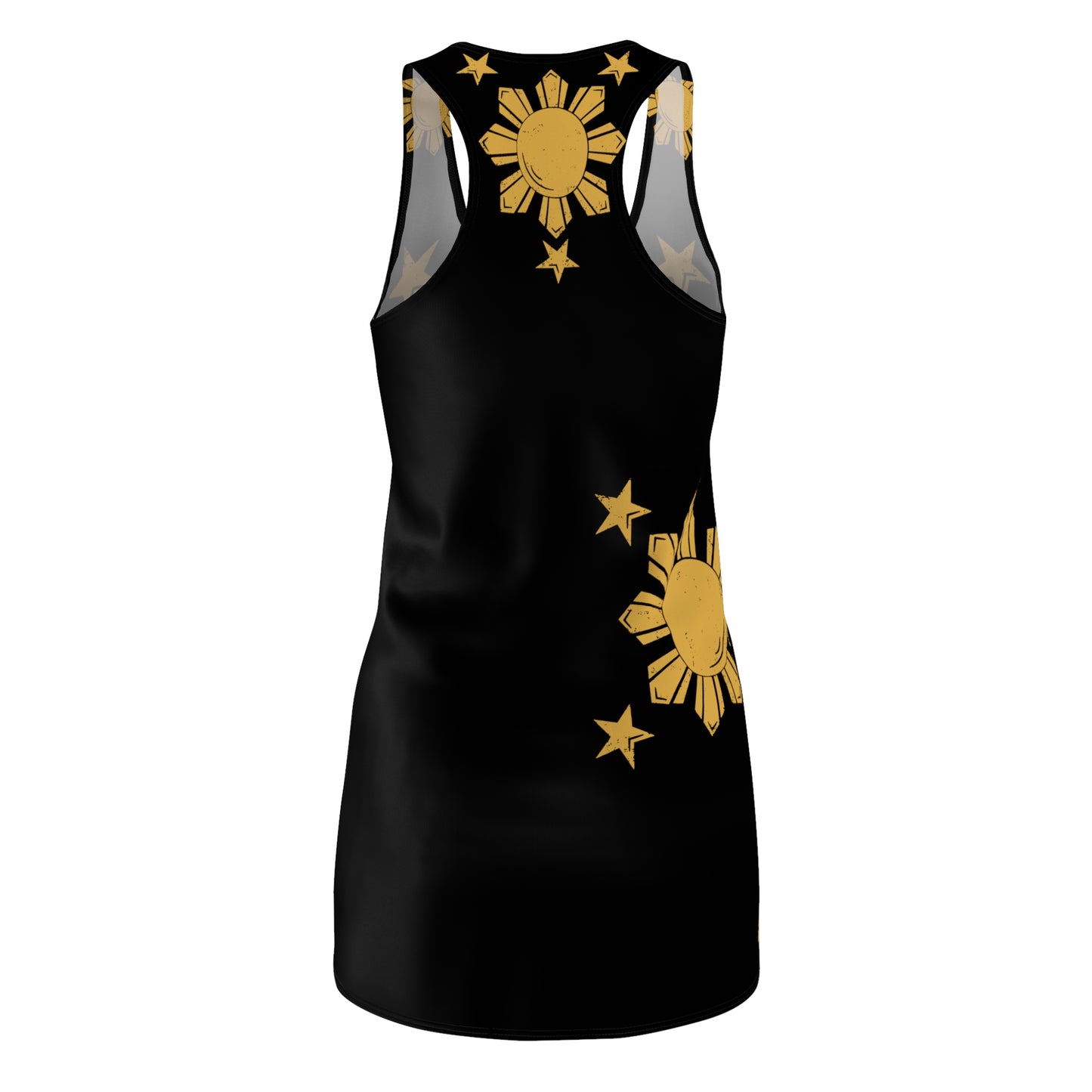 Philippines Filipino Three Stars & Sun Racerback Dress | Multi Cultural dress | Philippine Independence Day Attire| Summer dress