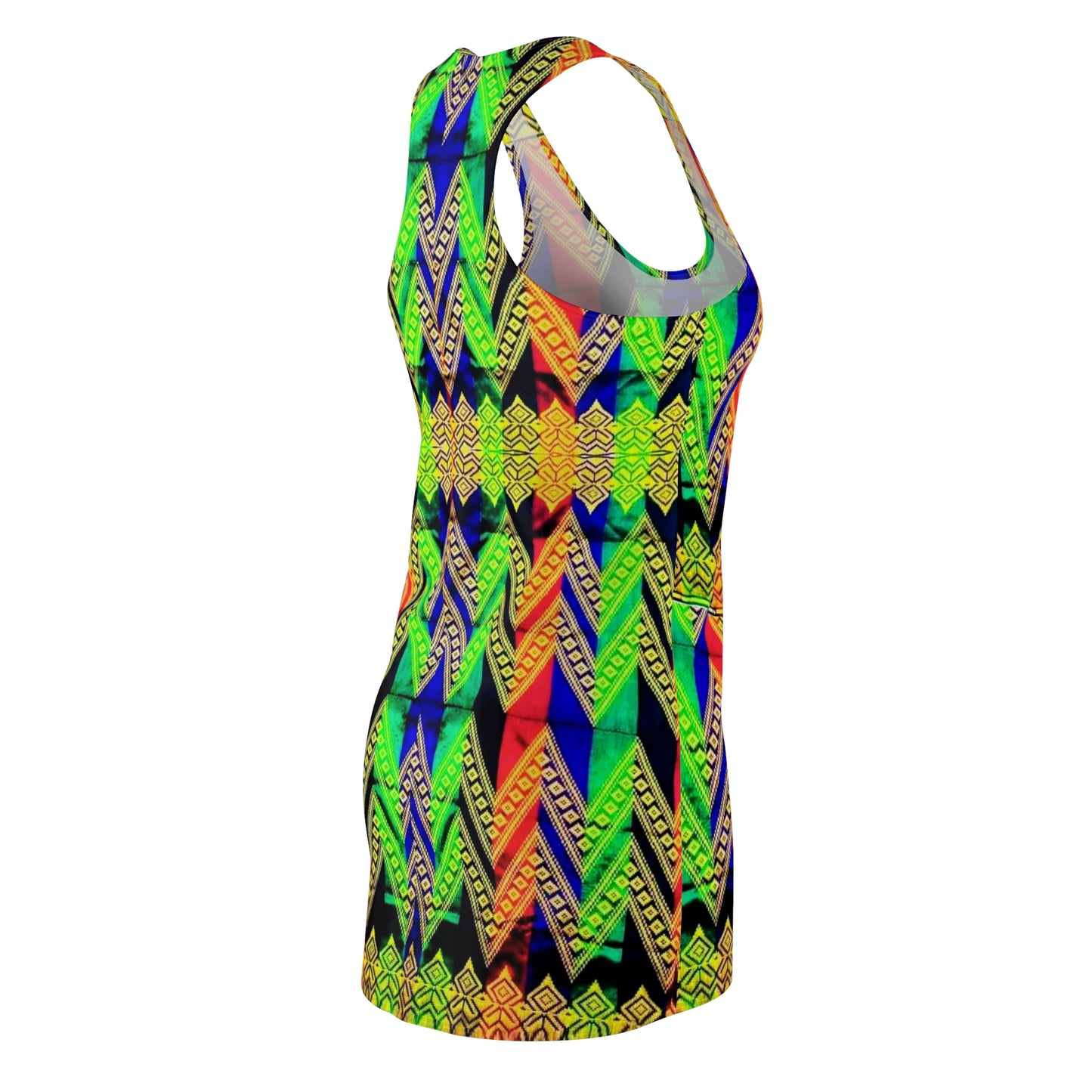 Philippines Batik Inspired multi colored2 theme Racerback Dress | Filipino Multi Cultural dress | Phil Independence day Celebration