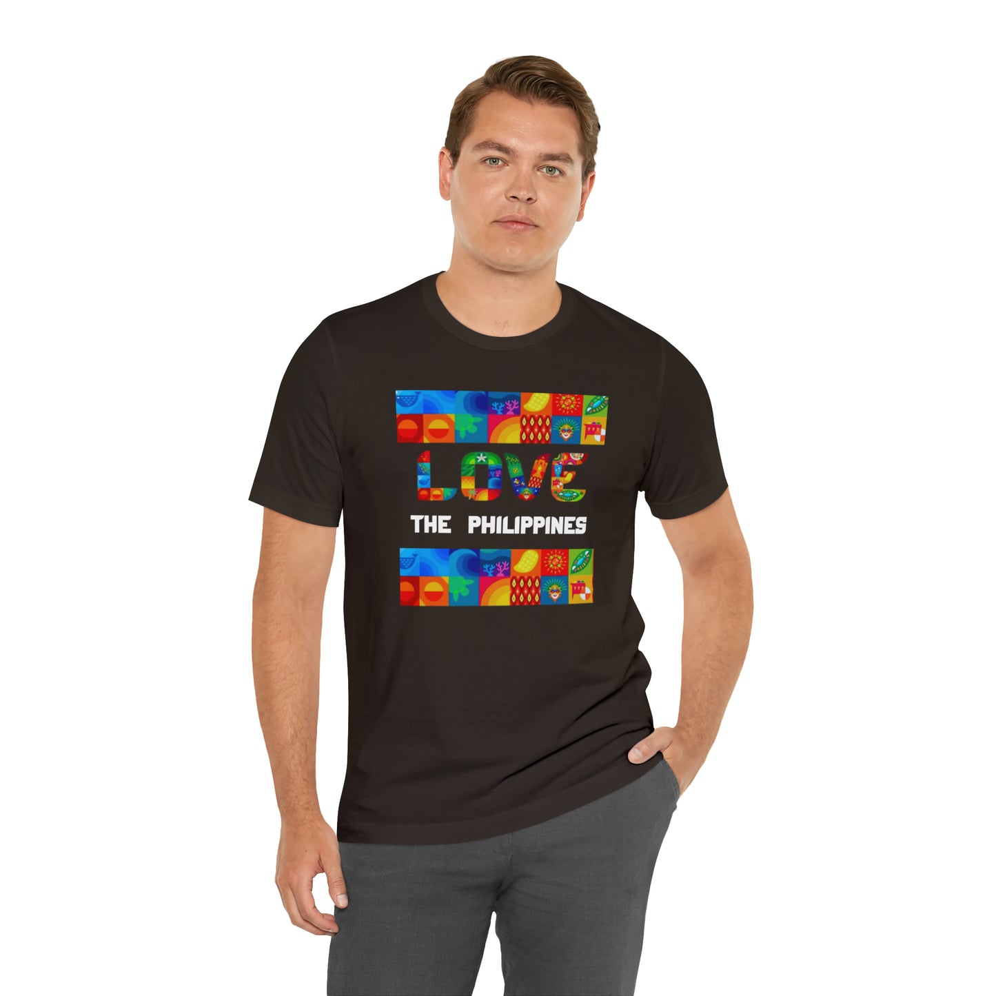 Love the Philippines Shirt , Filipino Shirt, Pinoy Shirt, Philippine Apparel