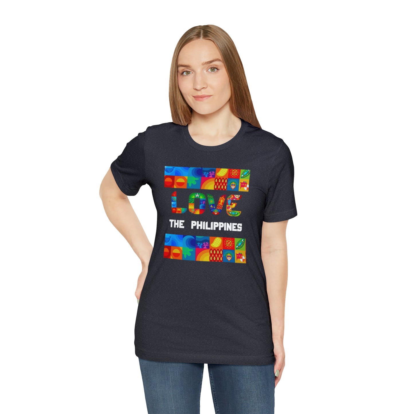 Love the Philippines Shirt , Filipino Shirt, Pinoy Shirt, Philippine Apparel