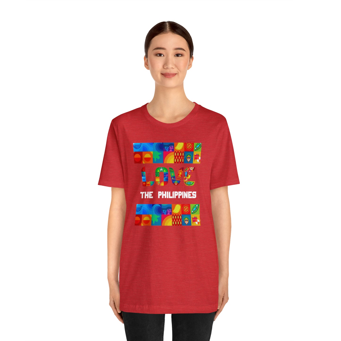Love the Philippines Shirt , Filipino Shirt, Pinoy Shirt, Philippine Apparel