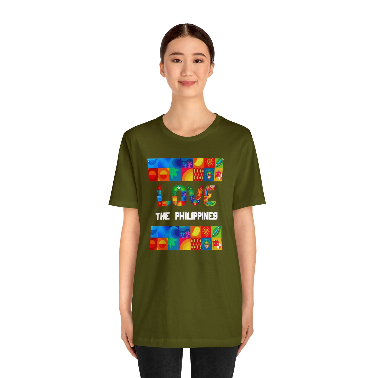 Love the Philippines Shirt , Filipino Shirt, Pinoy Shirt, Philippine Apparel