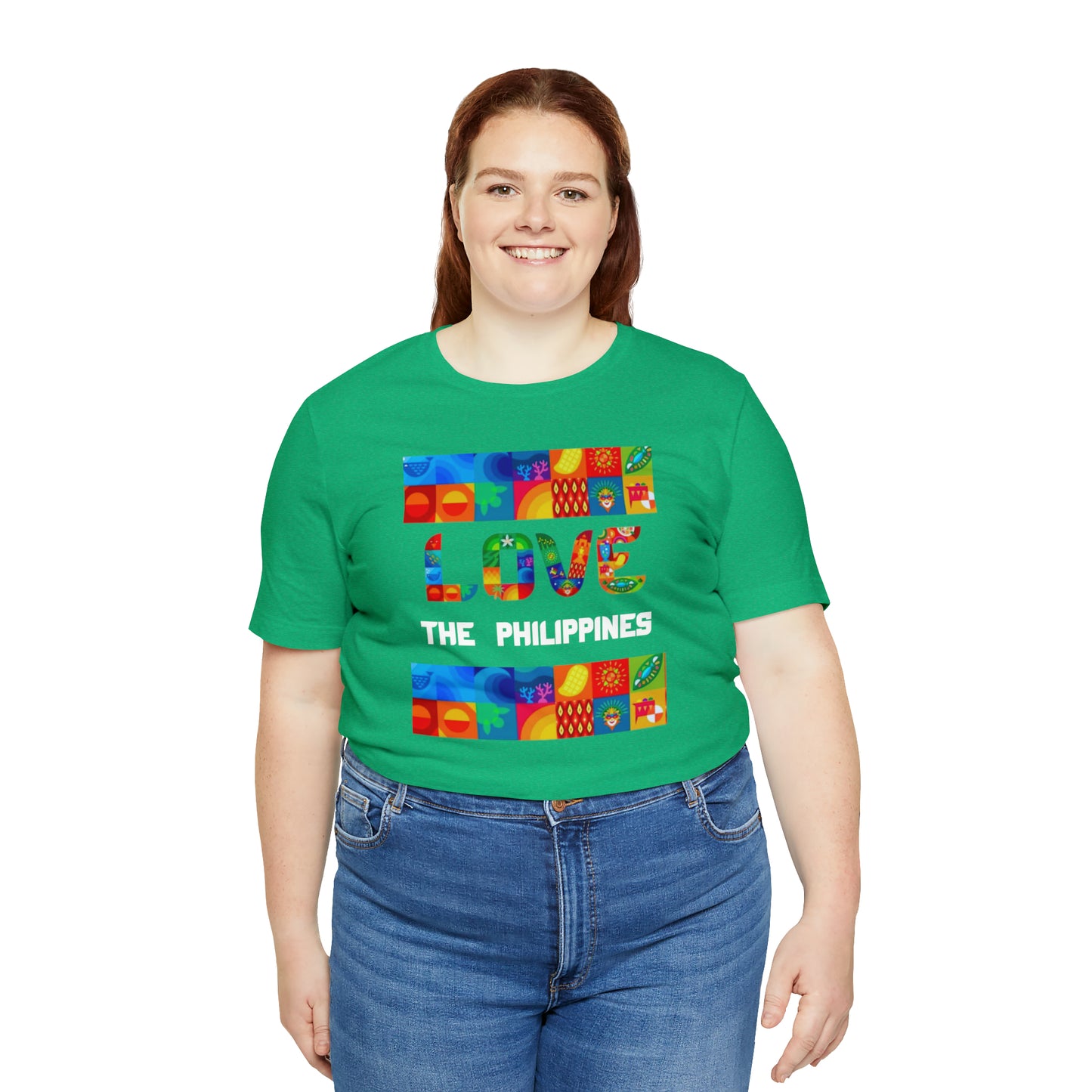 Love the Philippines Shirt , Filipino Shirt, Pinoy Shirt, Philippine Apparel
