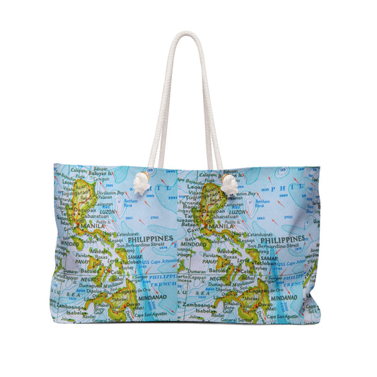 Philippine Map Weekender Bag