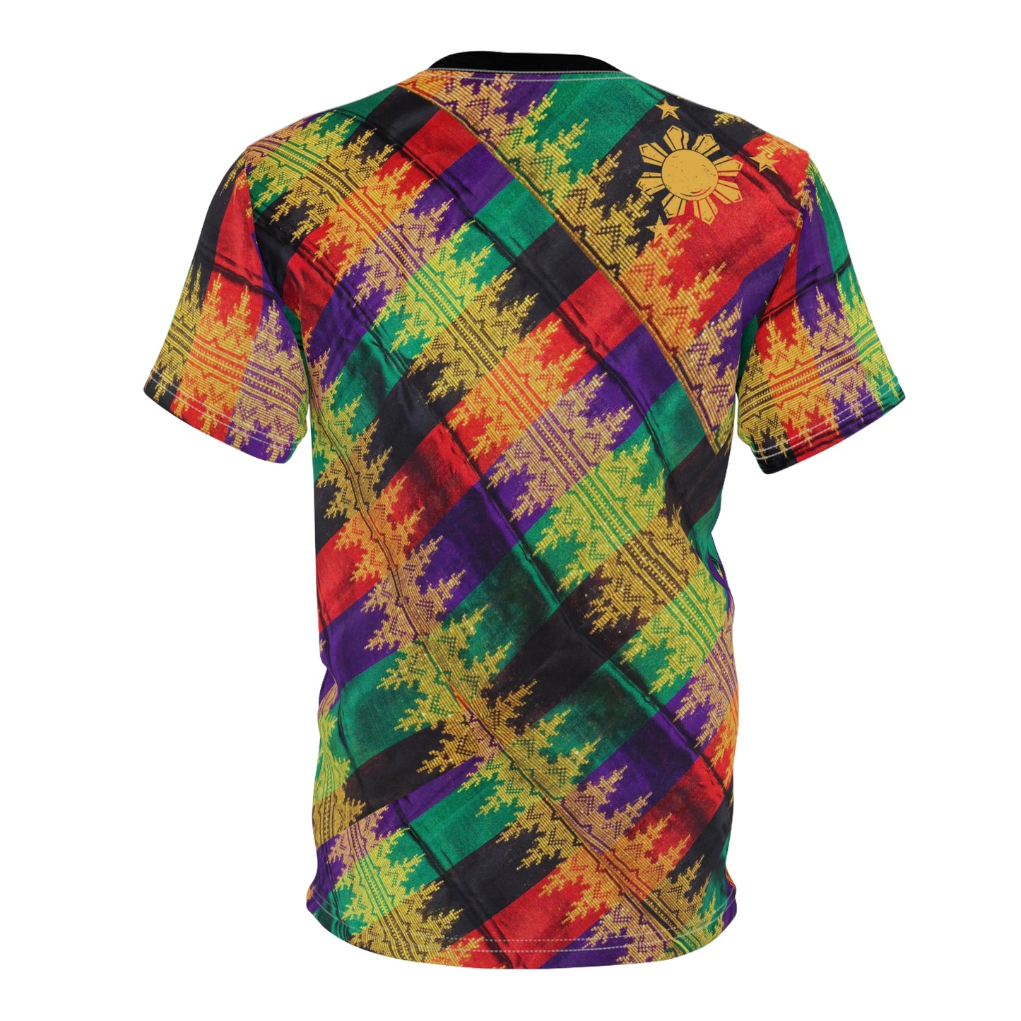 Philippine Batik Multi Colored Unisex Cut & Sew Tee
